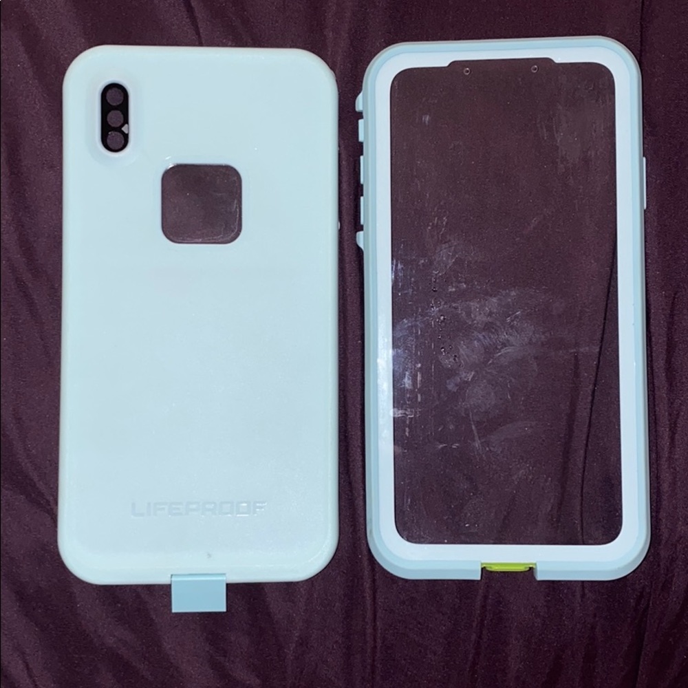 iPhone XS MAX case lifeproof blue